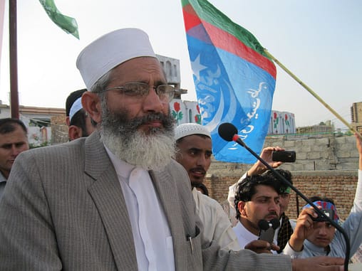 پاکستانی حکمران شہباز، زرداری اورعمران خان ایٹم بم سے بھی زیادہ خطرناک ہیں،سراج الحق